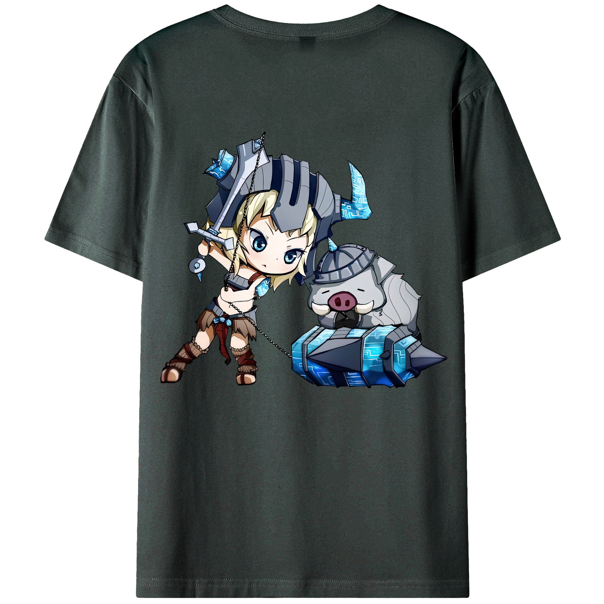 （画像用） リーグ・オブ・レジェンド League of Legends LOL 綿100％ メンズ半袖Tシャツ（バックプリント） 通気性